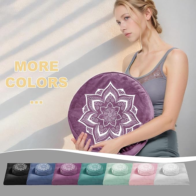Meditation Zafu Cushion Set - Image 6