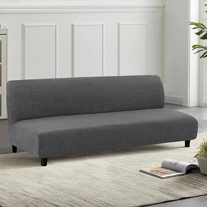 H.VERSAILTEX 100% Waterproof Armless Futon Cover, Armless Sofa Cover Stretch - Image 3
