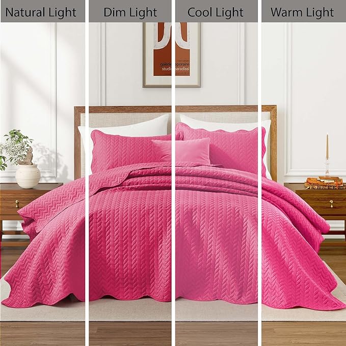 IR Imperial Rooms California King Quilt Bedding Set Size + 2 Pillow Shams - Image 9