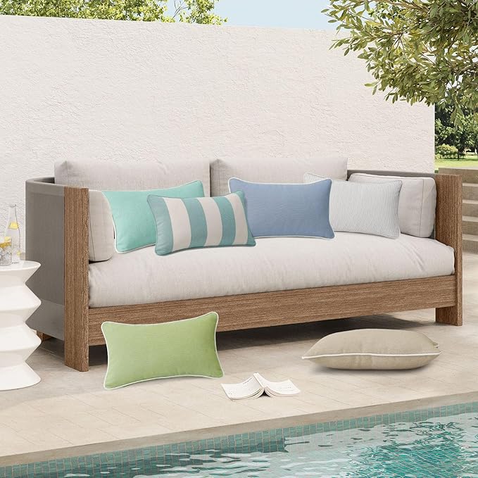 Decorative Outdoor Water Repellent Throw Pillows - Image 6