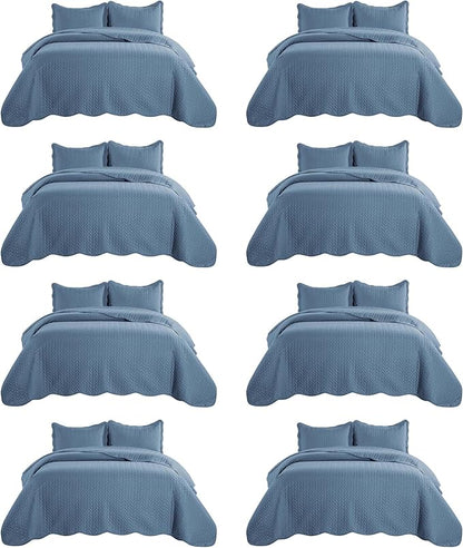 IR Imperial Rooms 8 Pack Quilt King Size Bedding by IRImperialRooms