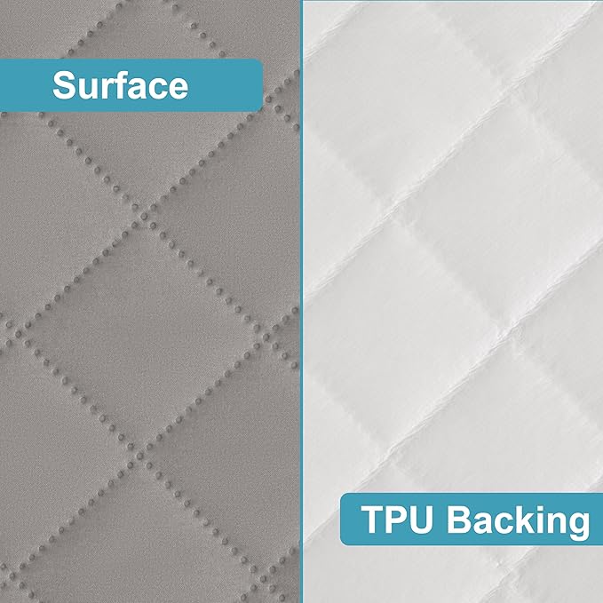 NTBAY 2 Pack Waterproof Mini Crib Mattress Protector, Quilted 24"x38" Fitted - Image 3