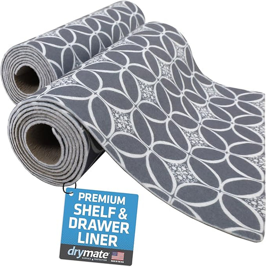 Drymate Premium Luxury Shelf & Drawer Liner, Thick Cushioned Fabric, by Drymate
