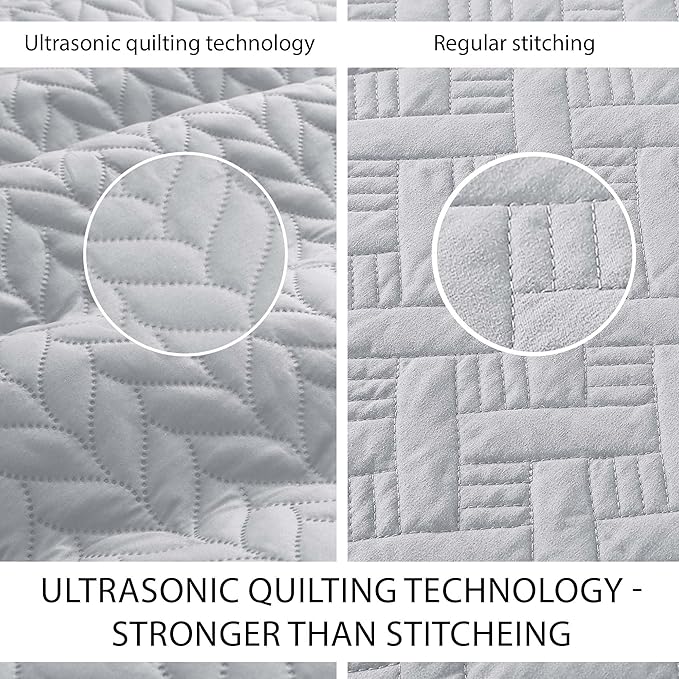 IR Imperial Rooms Queen Quilt Bedding Set Size + 2 Pillow Shams - Image 4