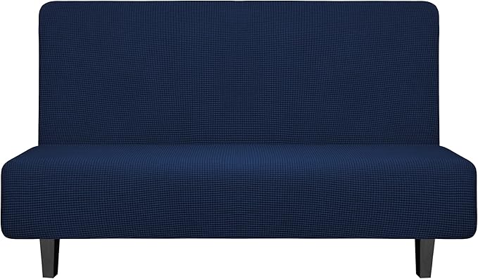 Easy-Going Stretch Futon Slipcover Armless Futon Bed Cover Furniture Protector by Easy-Going