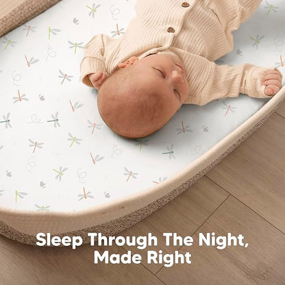2-Pack Baby Bassinet Sheets Girl, Boy - Image 6