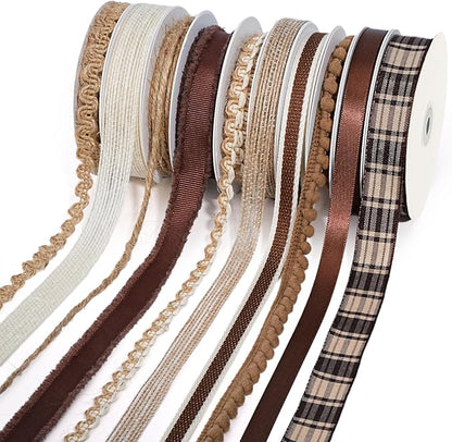 LaRibbons Natural Brown Ribbons by LaRibbons