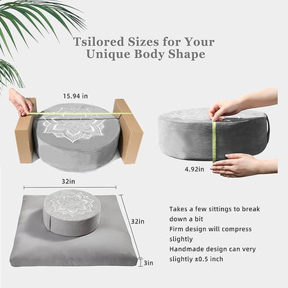 Meditation Zafu Cushion Set - Image 7