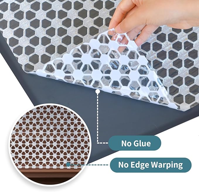 Drawer and Shelf Liner for Kitchen Cabinet: 17 in X 20 Ft Non Slip Waterproof - Image 7