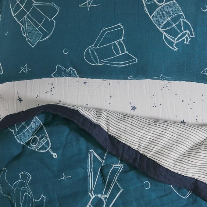 Little Unicorn Toddler Bedding 3-Piece Set | Super Soft & Breathable Muslin - Image 4