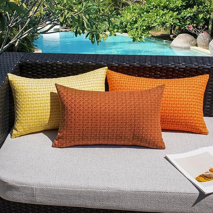 Kevin Textile Fall Outdoor Waterproof Throw Pillow Covers Pack of 2 Farmhouse - Image 7