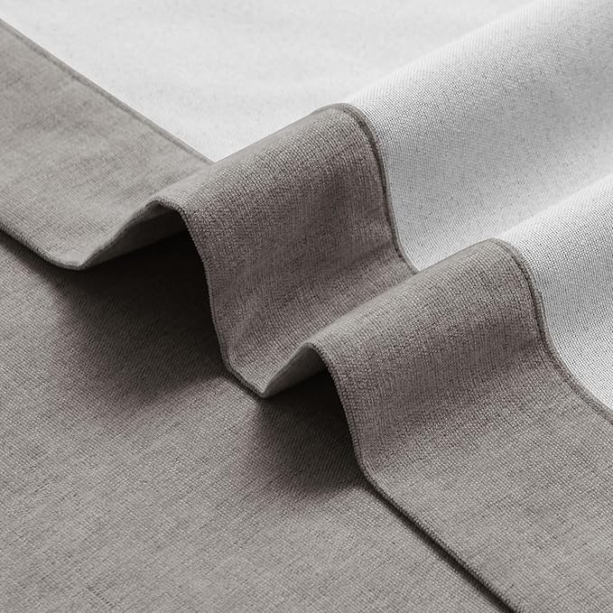 Macochico 100% Blackout Chenille Curtains 96 Inches Long - Image 5