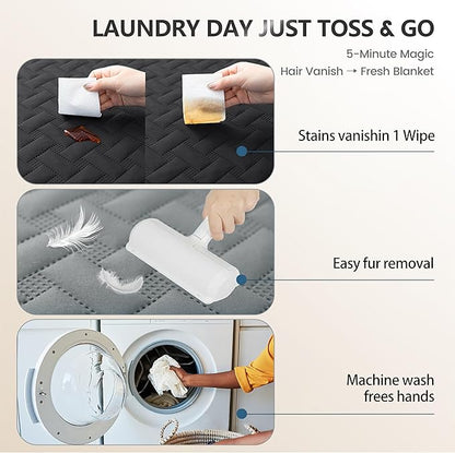gogobunny 100% Double Sided Waterproof Dog Blanket Soft Pet Bed Cover - Image 7