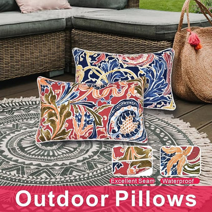 JMGBird Outdoor Lumbar Pillows Set of 2 - Image 6