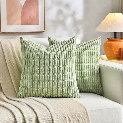 Fancy Homi Set of 4 Spring Boho Decorative Throw Pillow Covers 20x20 Inch - Image 5