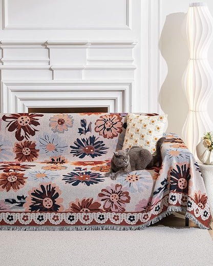 AIVIA Couch Cover Sheet Blanket, Oversized Covers - Image 5