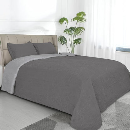 Easy-Going King Size Reversible Quilt Set by Easy-Going