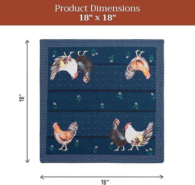 Maison d' Hermine Cloth Napkins Set of 4 100% Cotton Soft & Durable Everyday - Image 7