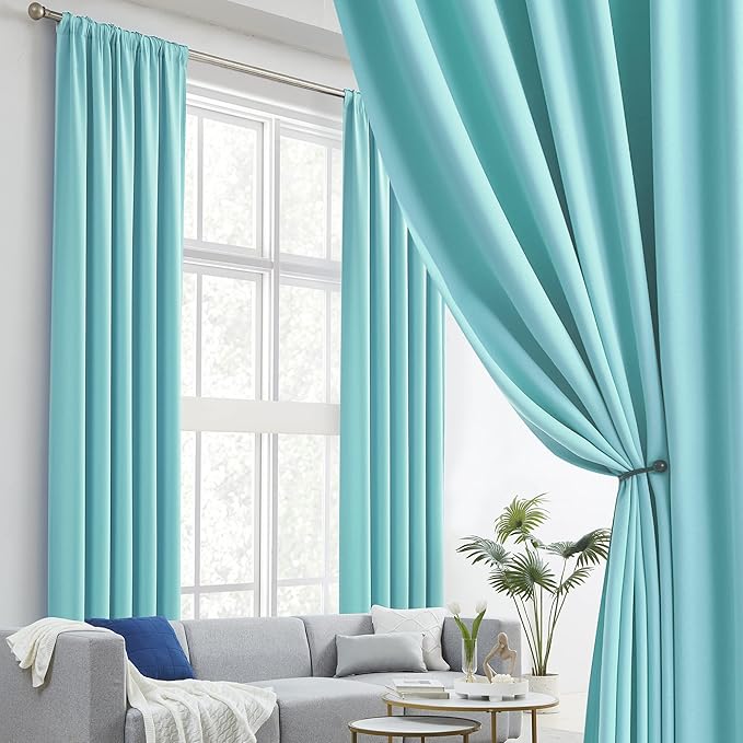 DUALIFE 2 Panels Extra Long Curtains - Image 2