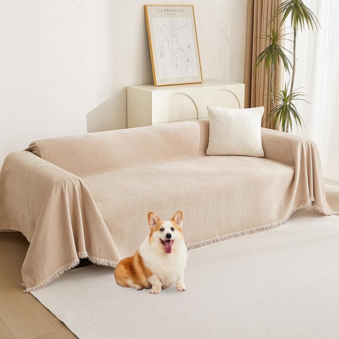MYSKY HOME Chenille Couch Covers by MYSKYHOME