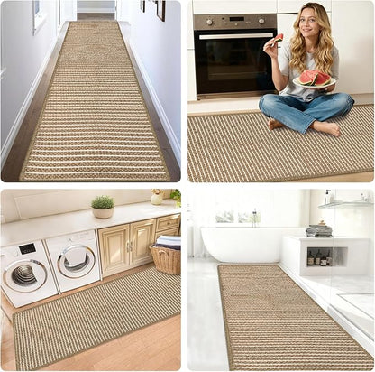 Braided Hallway Runner Rug, Super Absorbent Kitchen Mats - Image 4