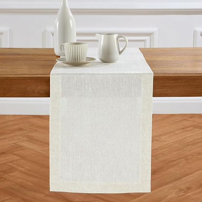 Solino Home Linen Table Runner 60 Inches by SolinoHome