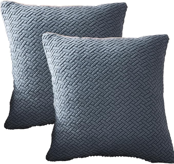 Throw Pillow Covers Couch Pillows Covers Wear-Resistant Universal Stretch by YoovatSofaCovers
