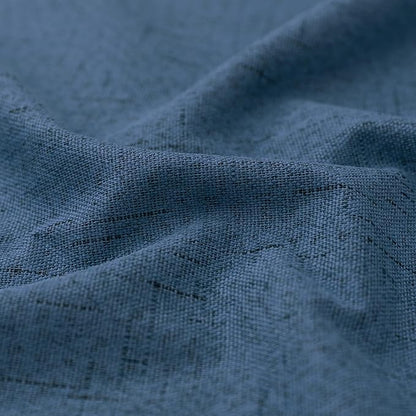 KOUFALL Denim Blue Back Tab Linen Blackout Curtains 92 Inches Long - Image 7