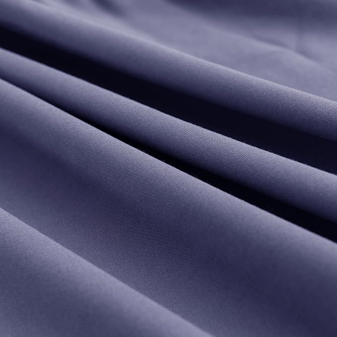 Navy Blue Bed Skirt Twin Size Ruffled Bed Skirt - Image 4
