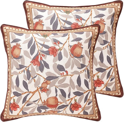 patdrea Designer Throw Pillow Covers Set of 2, Decorative Square Pillowcases by Welcometopatdrea