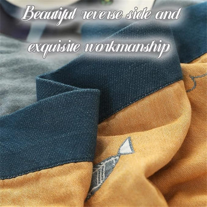 MSGKV Boho Throw Blanket 100% Cotton Woven Blanket - Image 5