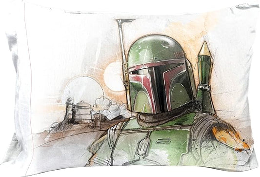 Jay Franco Star Wars The Book of Boba Fett 1 Single Reversible Pillowcase by JayFranco