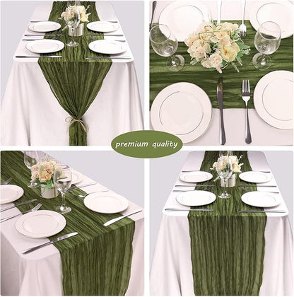 12 Pack Boho Gauze Table Runner - Image 5