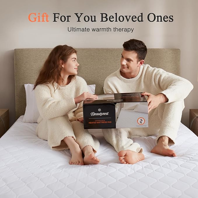 Beautyrest Cotton Blend Heated Mattress Pad Secure Comfort Technology - Image 11