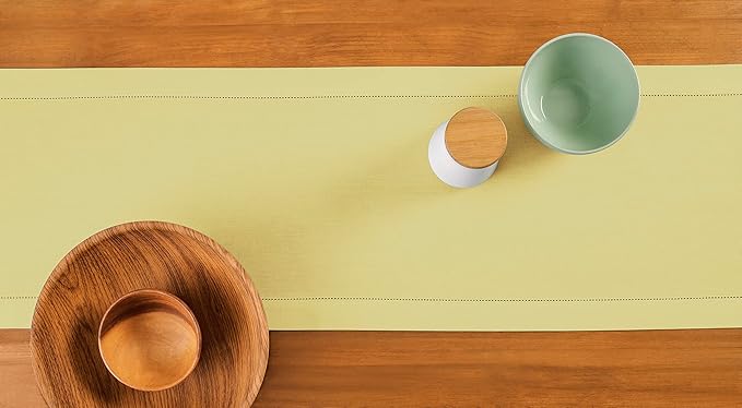 Solino Home Yellow Table Runner 48 Inches - Image 3