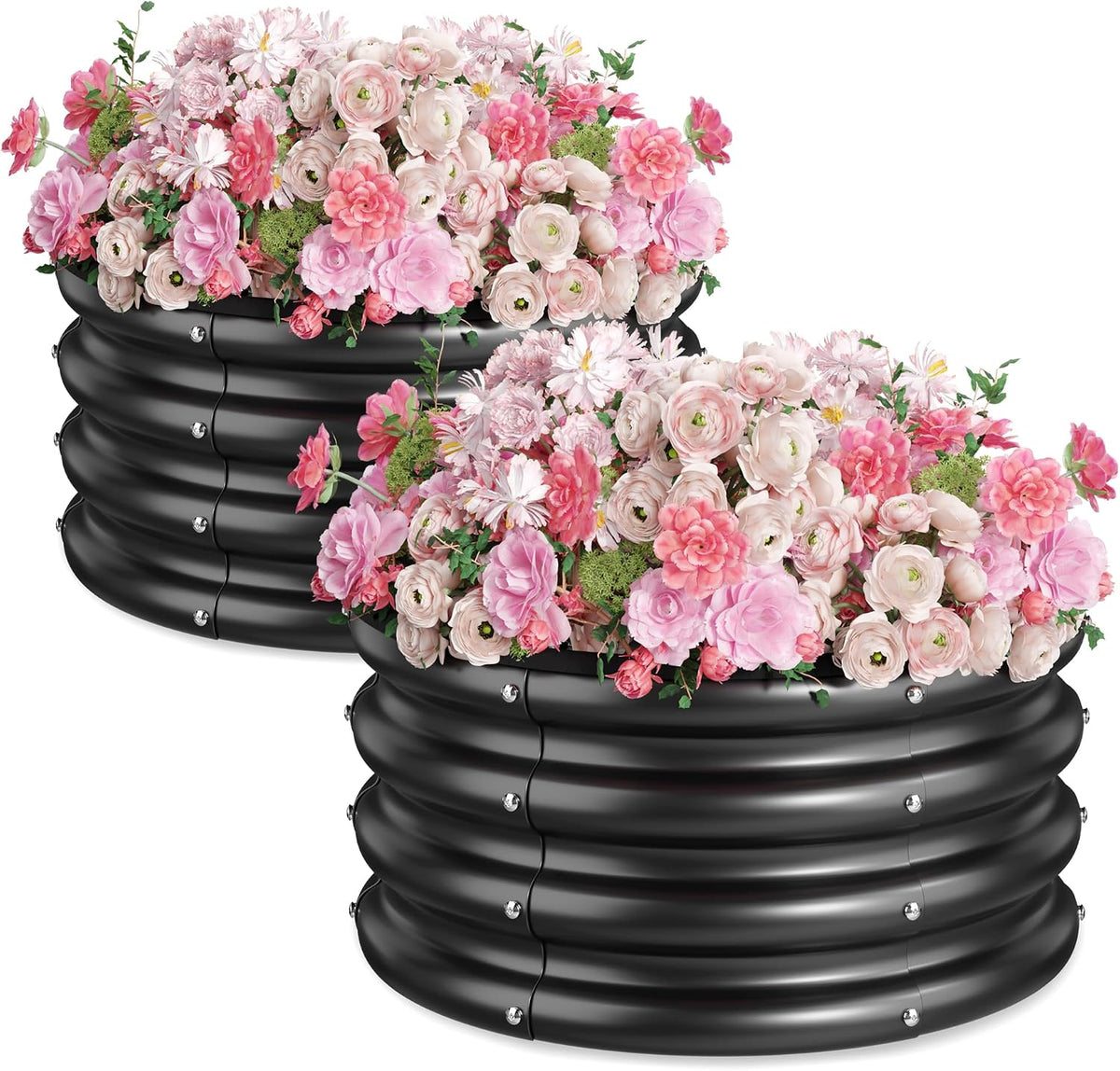 round raised garden bed, 2 pack, 2 x, main product view