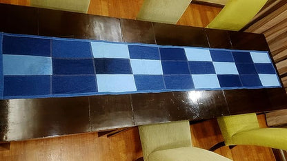 AAYU Denim Table Runner / Bed Runners 108" | Solid and Mixed Reversible 17-18 - Image 7