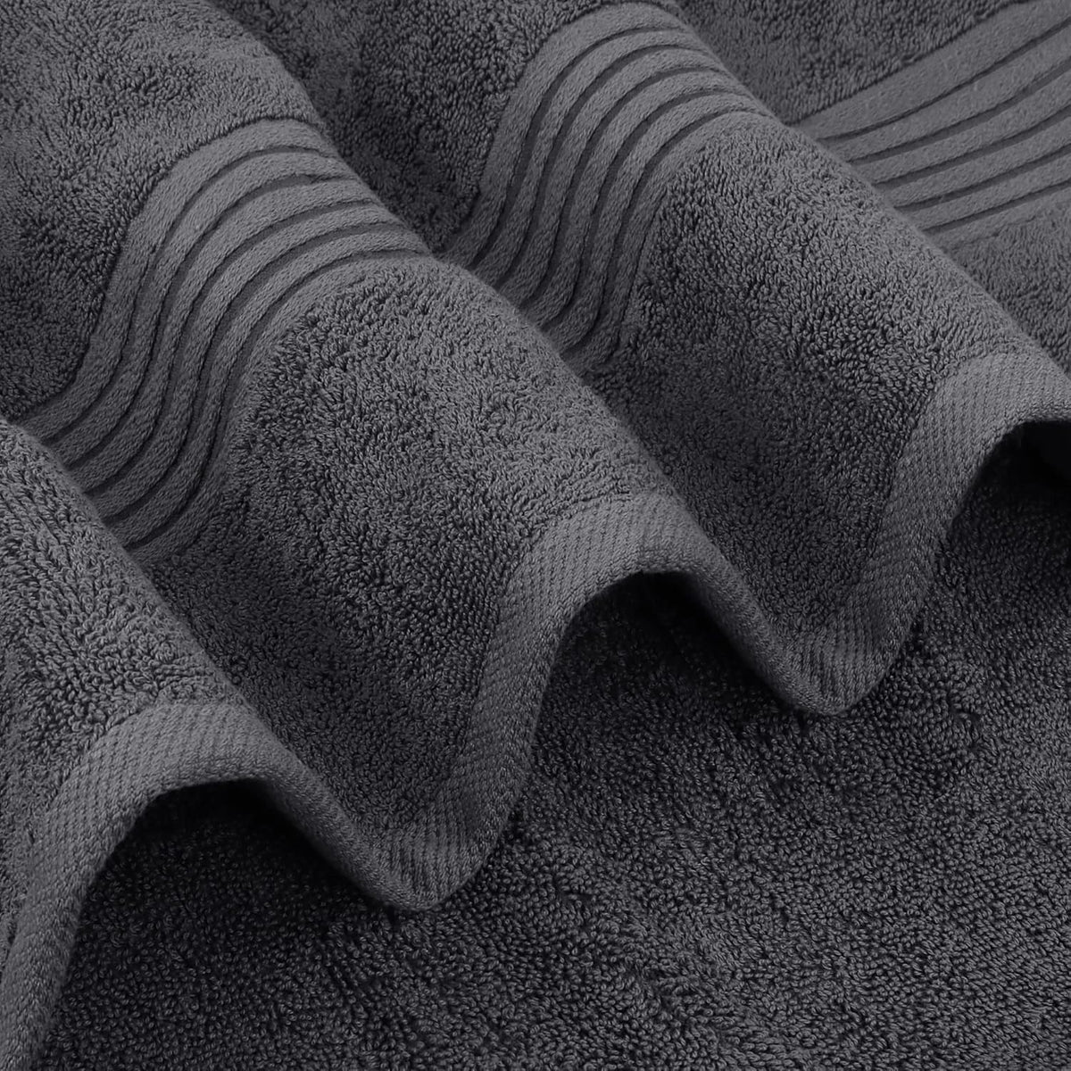 utopia towels 4 pack bath towels set, 27, front angle view