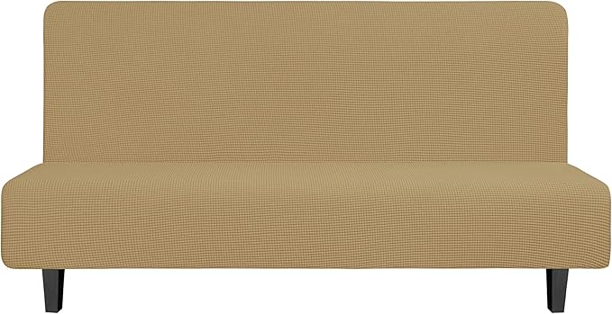 Easy-Going Stretch Futon Slipcover Armless Futon Bed Cover Furniture Protector by Easy-Going