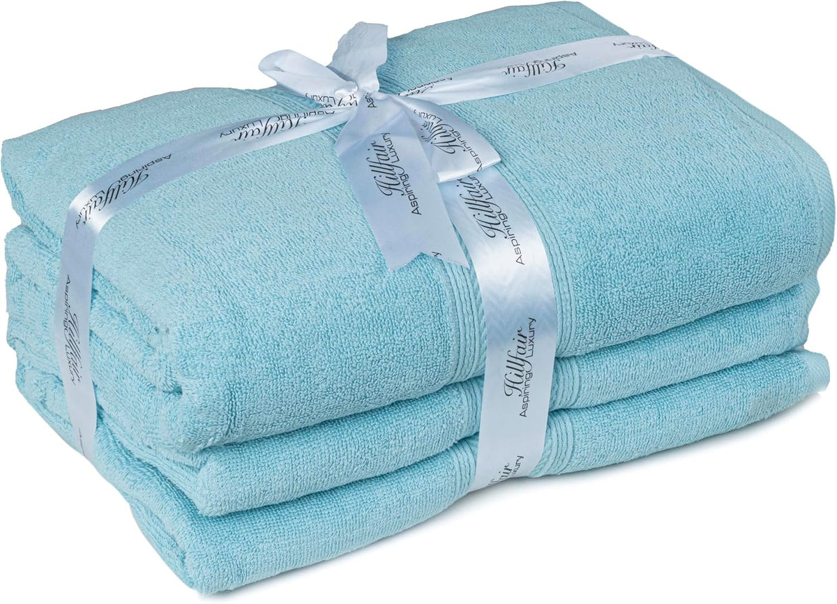 hillfair 100% cotton 2 pc xxl oversized bath shown in use