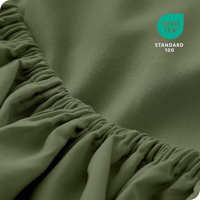 Bare Home 2-Pack Fitted Bottom Sheets Short Queen - Image 5
