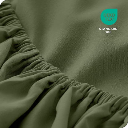 Bare Home 2-Pack Fitted Bottom Sheets Short Queen - Image 6