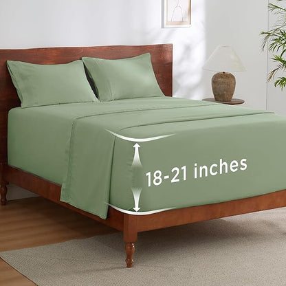 Bedsure Deep Pocket Queen Sheets Set by BEDSURE