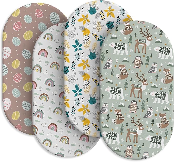 Baby Bassinet Sheets for Baby Boy Girls, Baby Delight, Angelbliss by Unknown