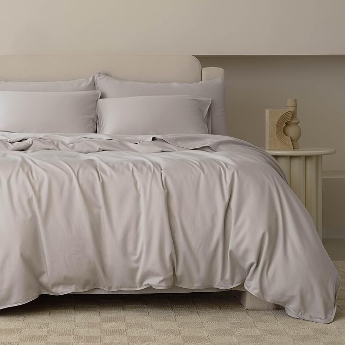 Double Stitch Cotton Tencel Duvet Cover - Image 8