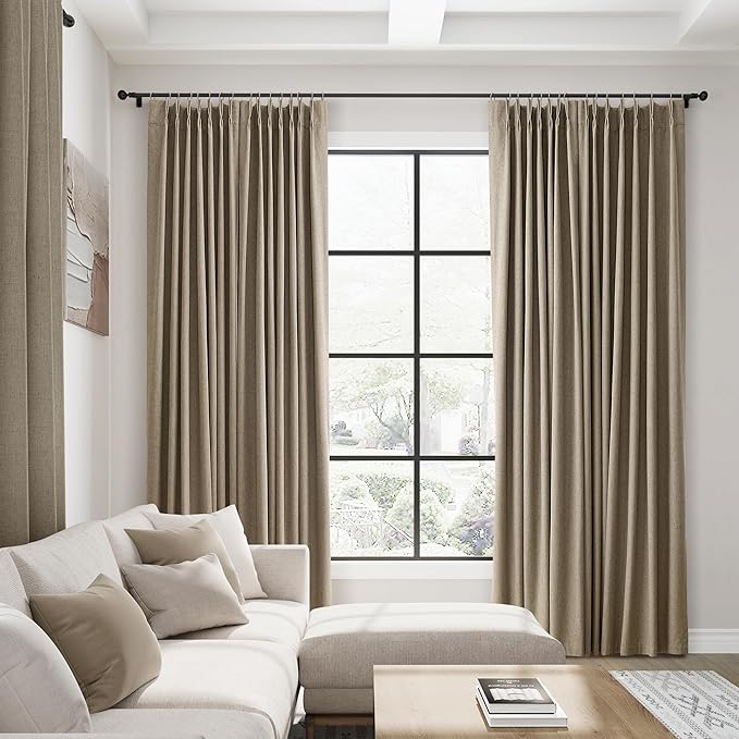 Mocha Blackout Curtains 84 Inch Long - Image 6