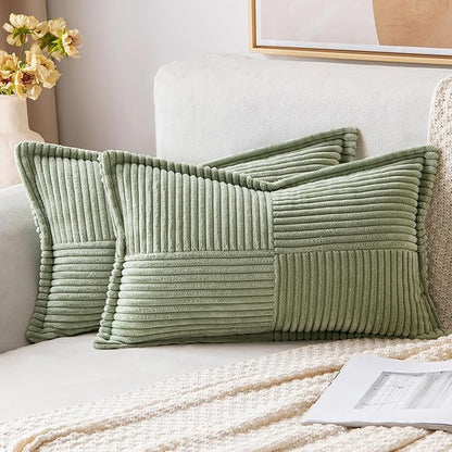 MIULEE Decorative Lumbar Throw Pillow Covers by MIULEE