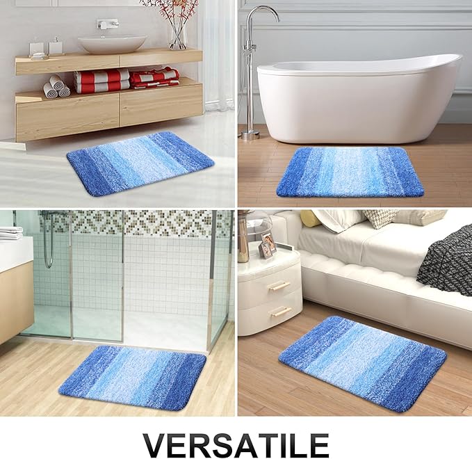 OLANLY Bathroom Runner Rugs 47x20, Extra Soft Absorbent Microfiber Bath Rugs - Image 6