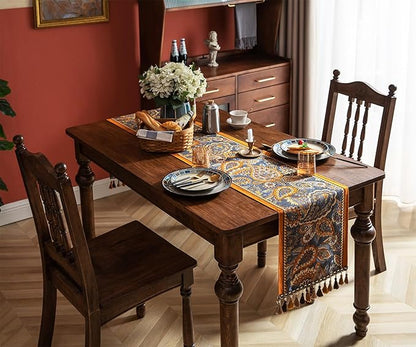 13×72 Inch Table Runner, Retro-Luxury Tassels Series - Image 8