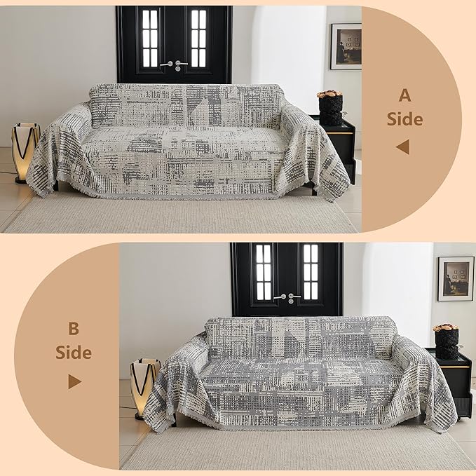 MYSKY HOME Boho Sofa Covers, Couch Covers - Image 5